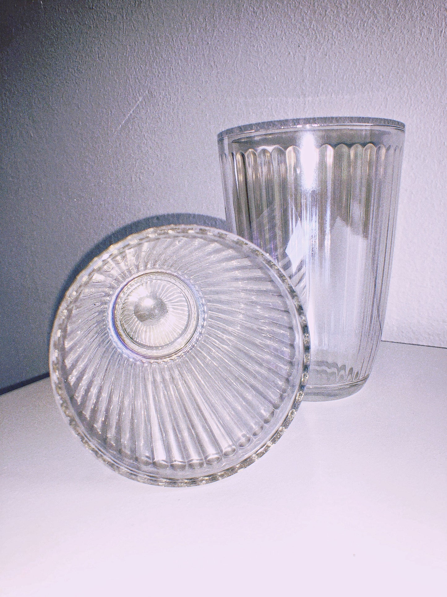 Iridescent Ripple Highball Glasses by PROSE Tabletop