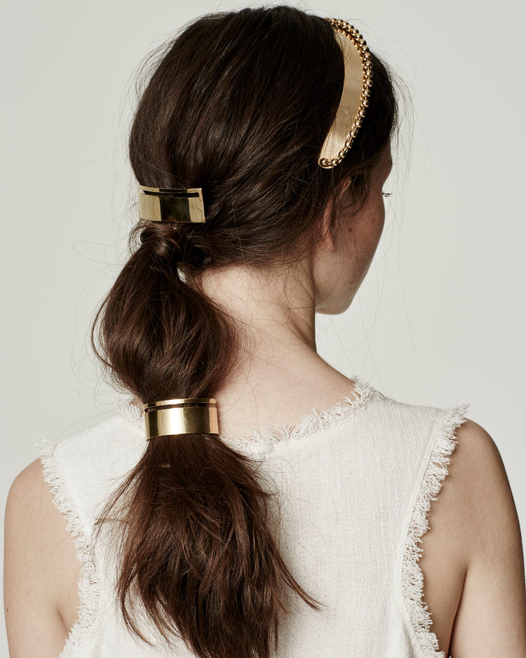 Glossy Ball Chain Wide Headband