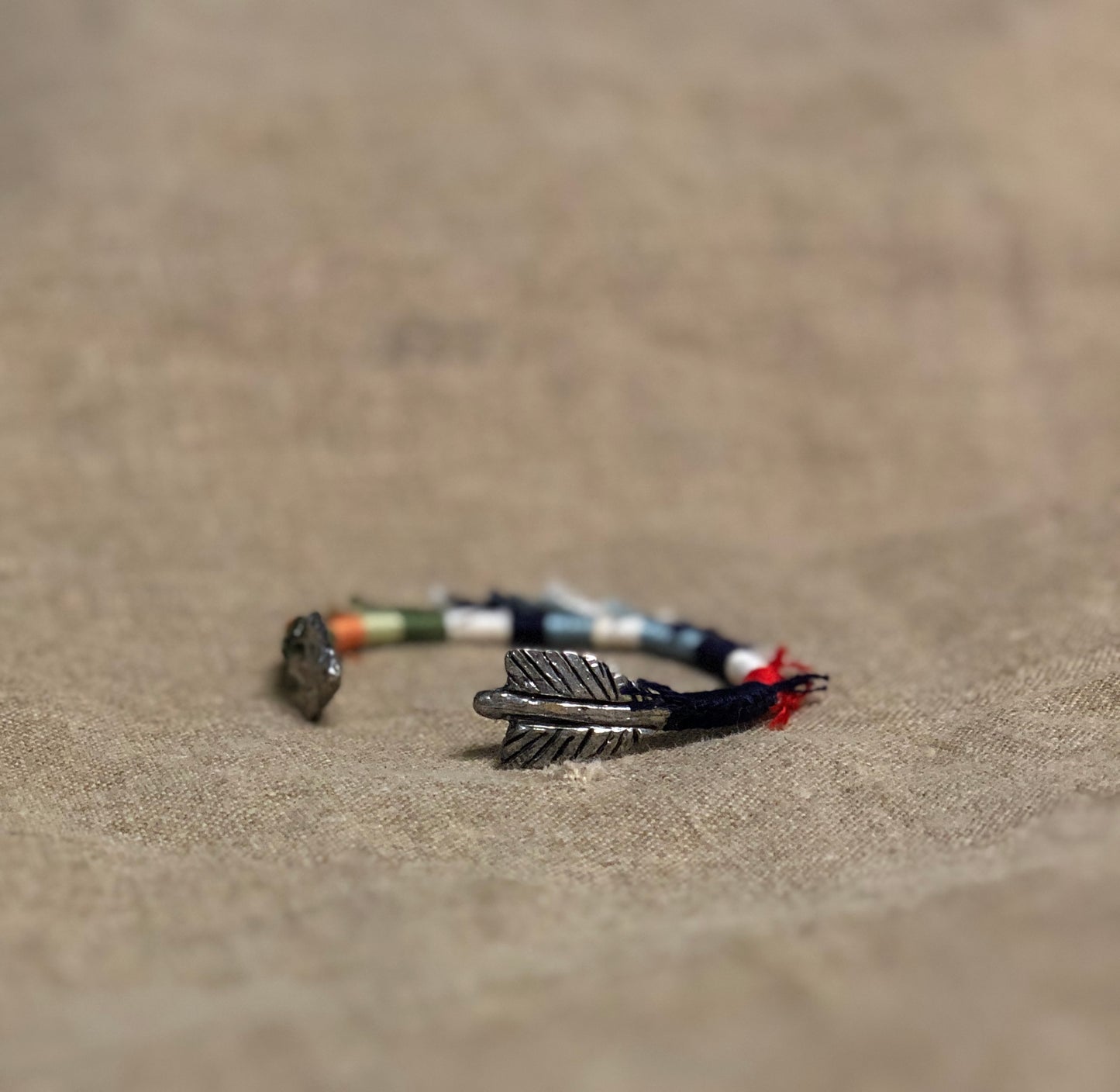 WRAPPED ARROWHEAD CUFF (Multi) by George Frost