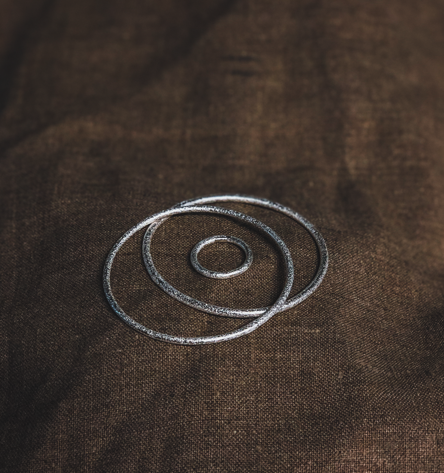 Textured Bangle by Veronique 925 Silver