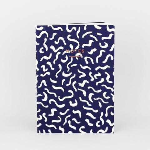 'Wiggle' Notebook (Navy) - Emporium of the Modern Man
- 1