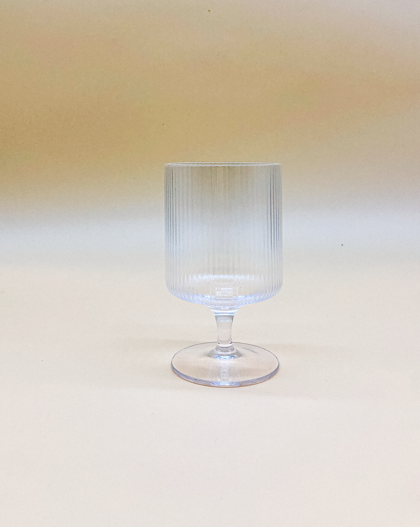 Vintage Style Ripple Goblet by PROSE Tabletop