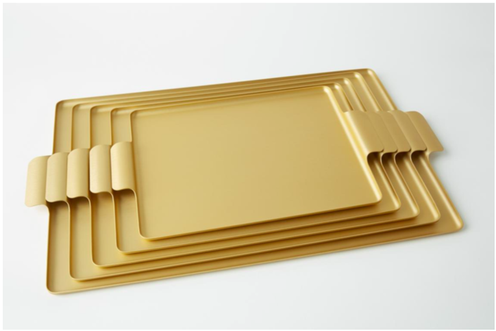 513 Gold Tea Tray - Medium - Emporium of the Modern Man
- 2