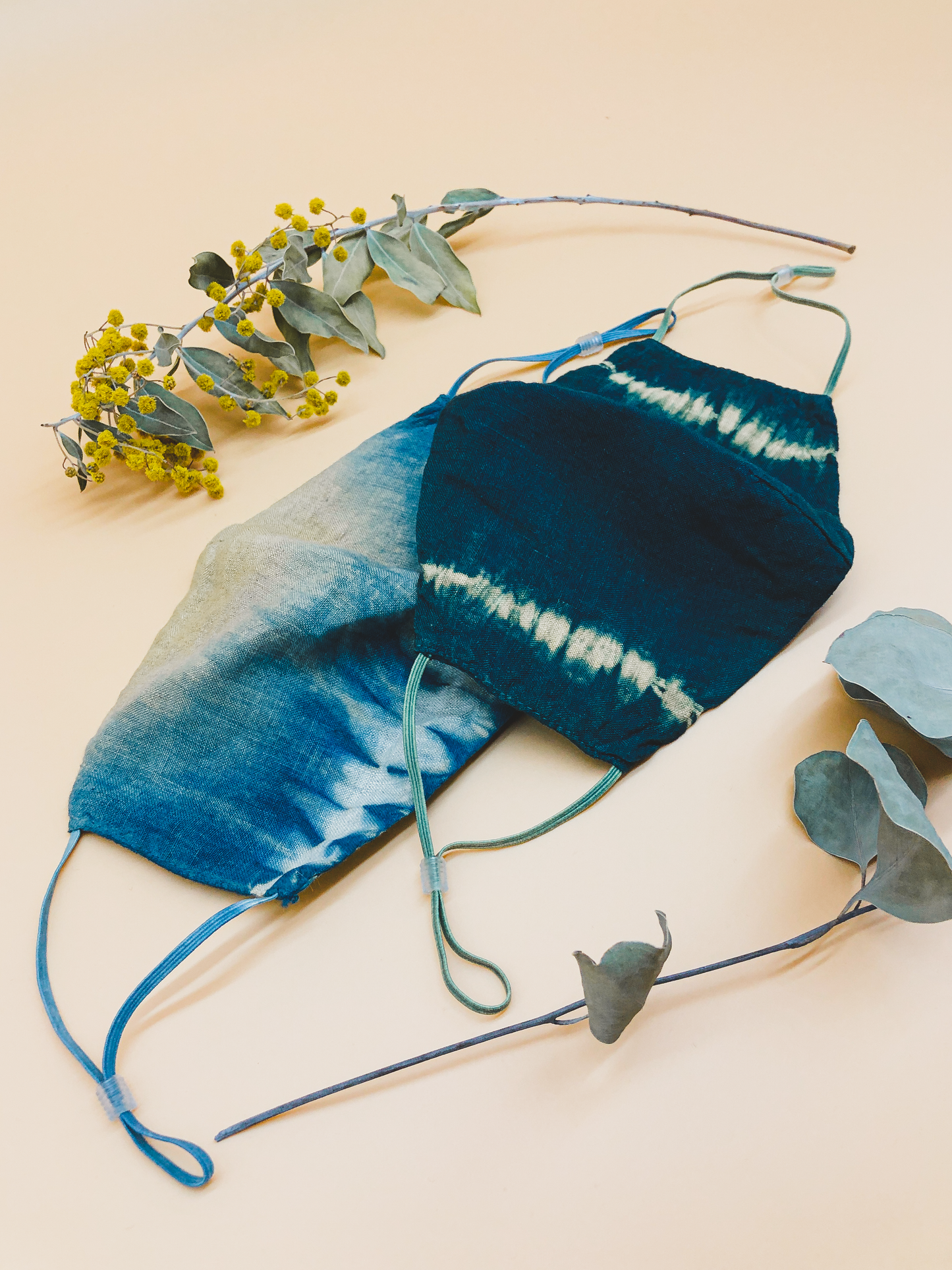 Tie Dye Reusable Face Mask in Seafoam by Veronique