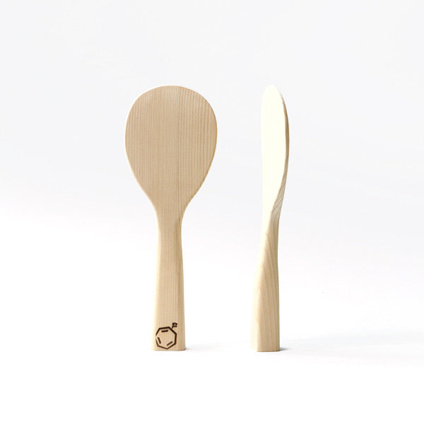 Hiba Wood Rice Paddle