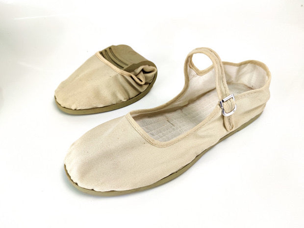 Handsewn Mary Jane Flats by Veronique