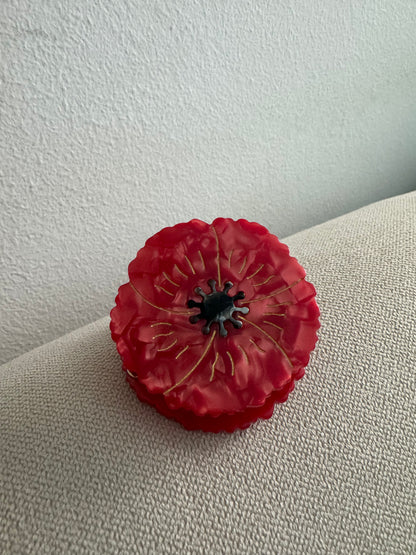 Poppy Mini Claw Clip by Veronique