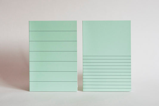 Lines notebook - Mint