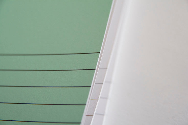 Lines notebook - Mint