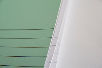 Lines notebook - Mint