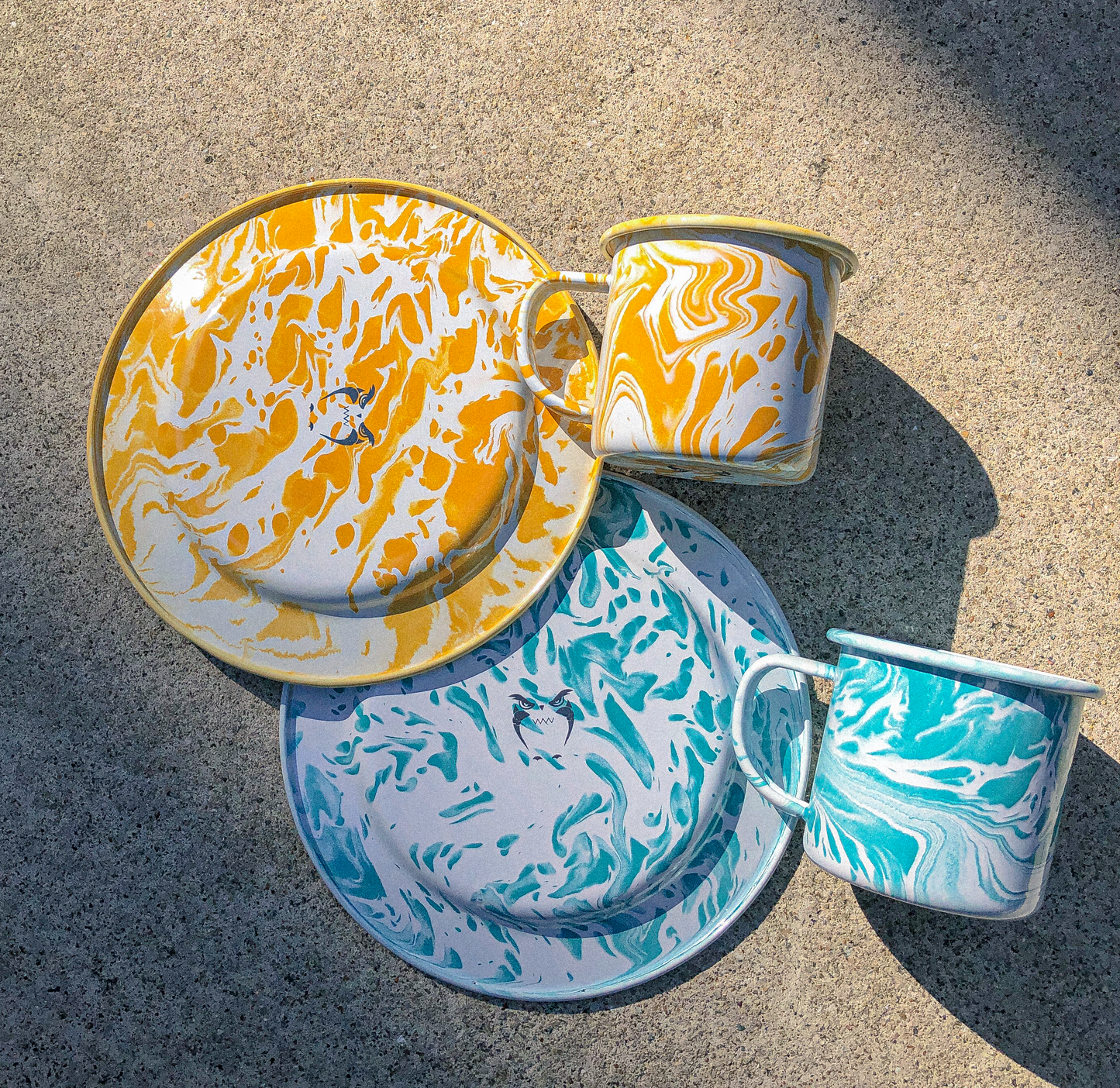 Mint Marbled Enamel Series PREORDER by PROSE Tabletop