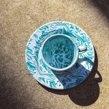 Mint Marbled Enamel Series PREORDER by PROSE Tabletop