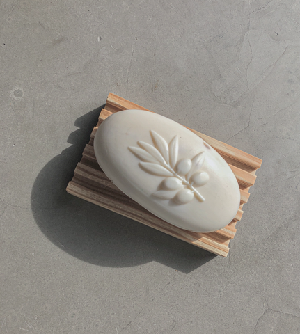 Hiba Wood Soap Dish by PROSE Tabletop