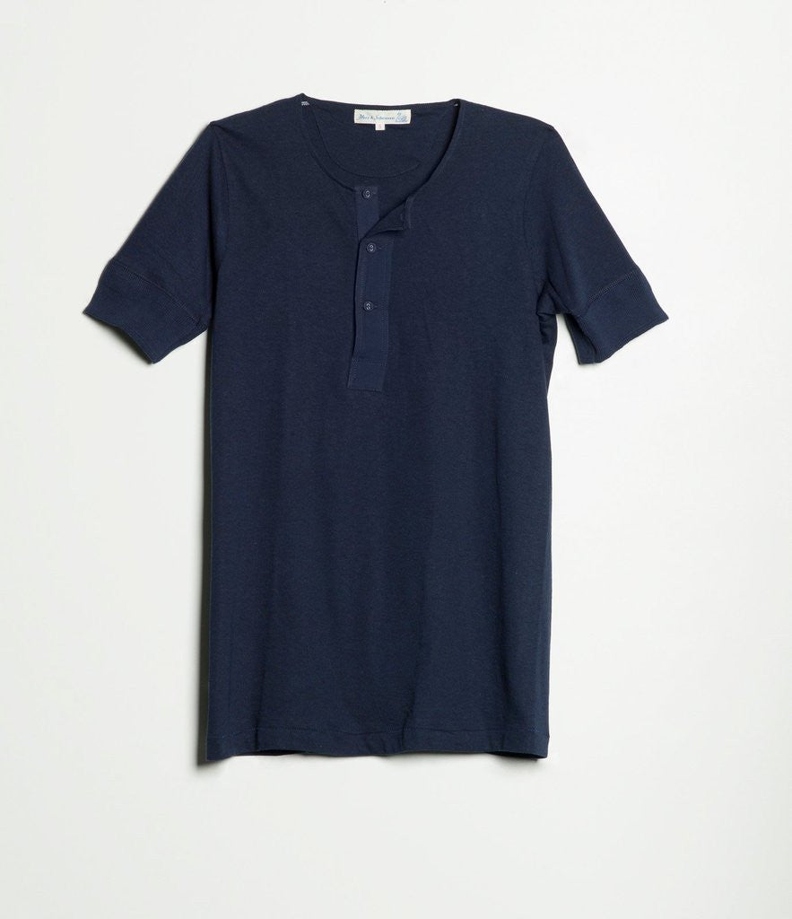 103 Henley Short Sleeve by MERZ B SCHWANEN