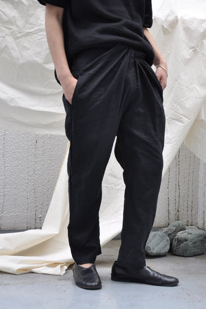 Organic Cotton Wrap Pants (Black) by Cosmic Wonder