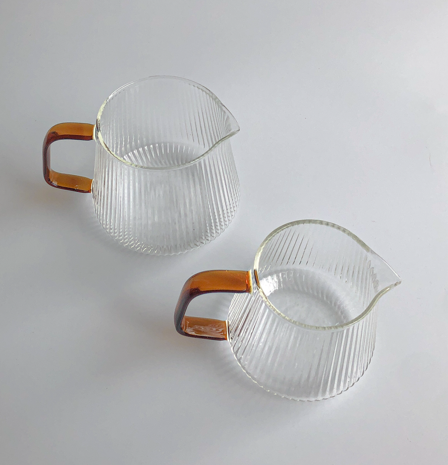 Amber Accent Milk Jugs by PROSE Décor