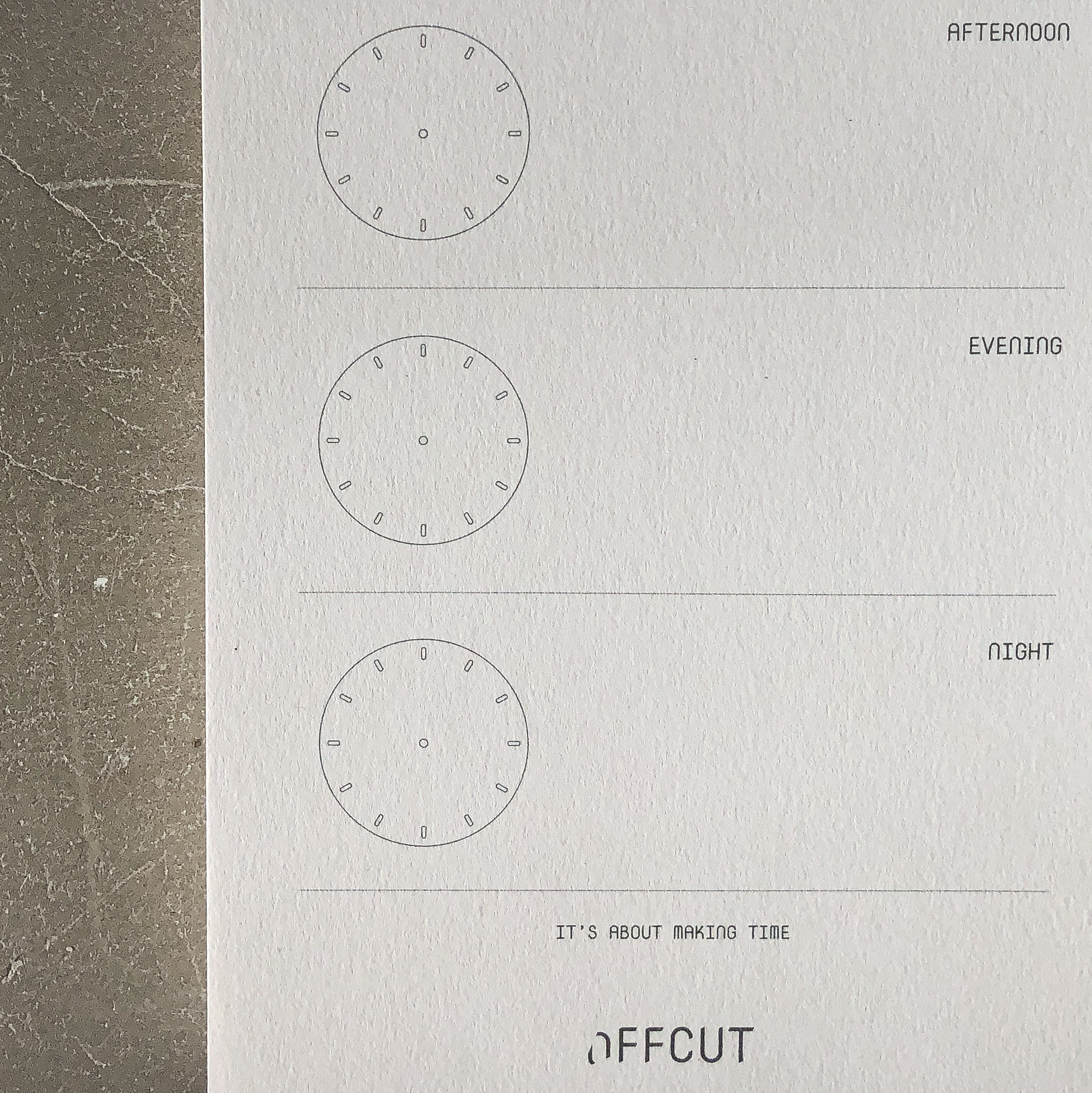 Time Traveller Notepad by OFFCUT