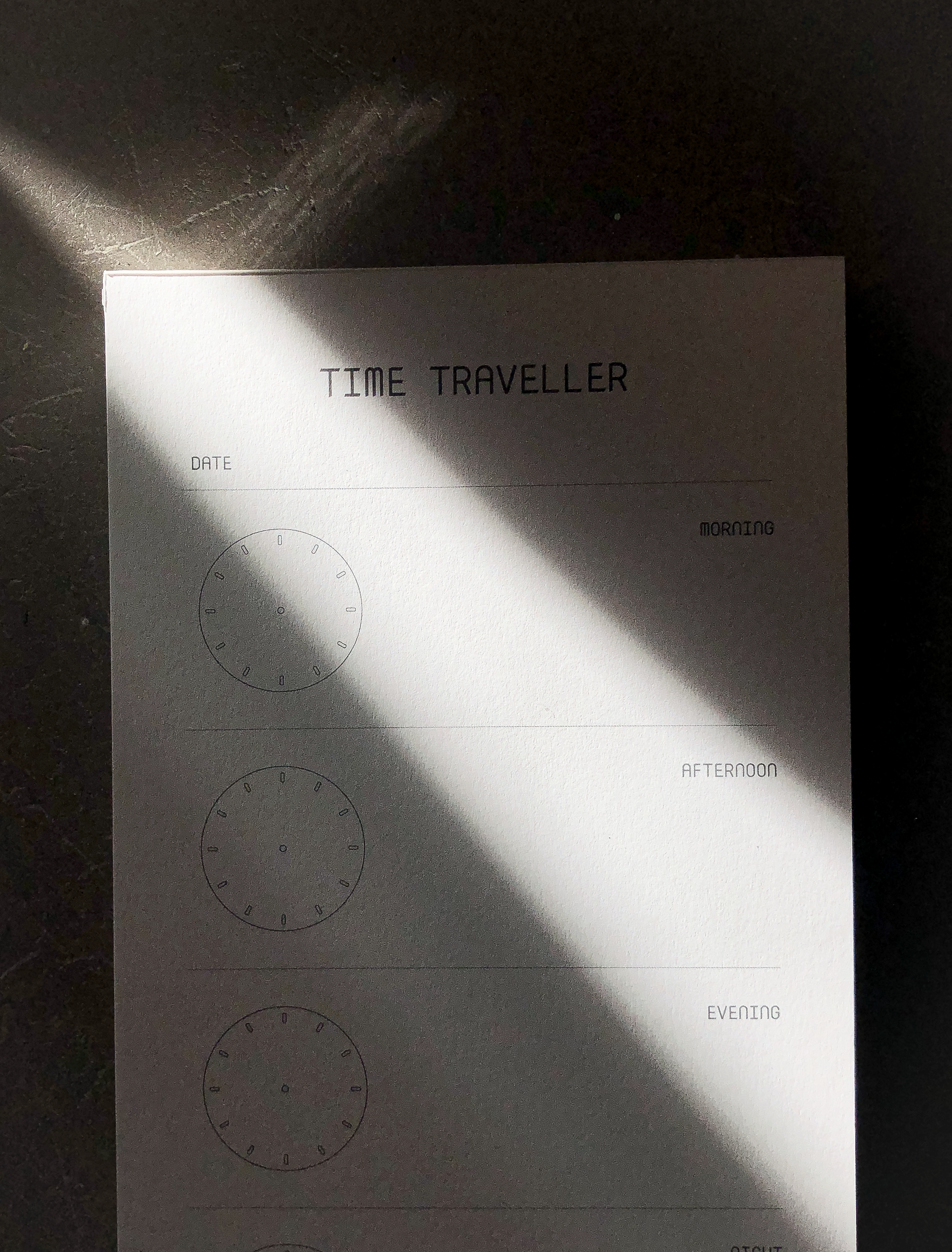 Time Traveller Notepad by OFFCUT