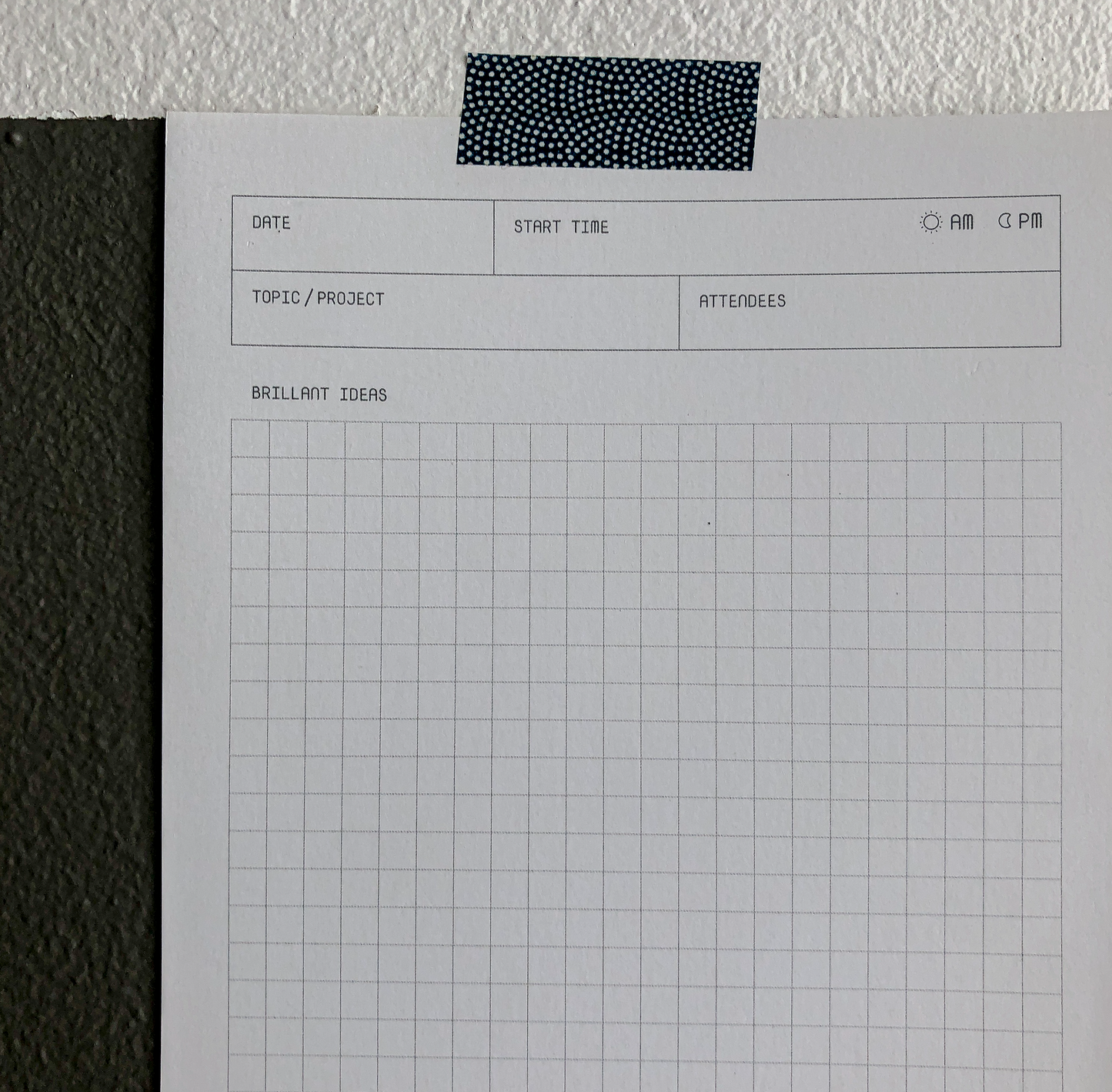 Meeting Agenda Notepad by OFFCUT