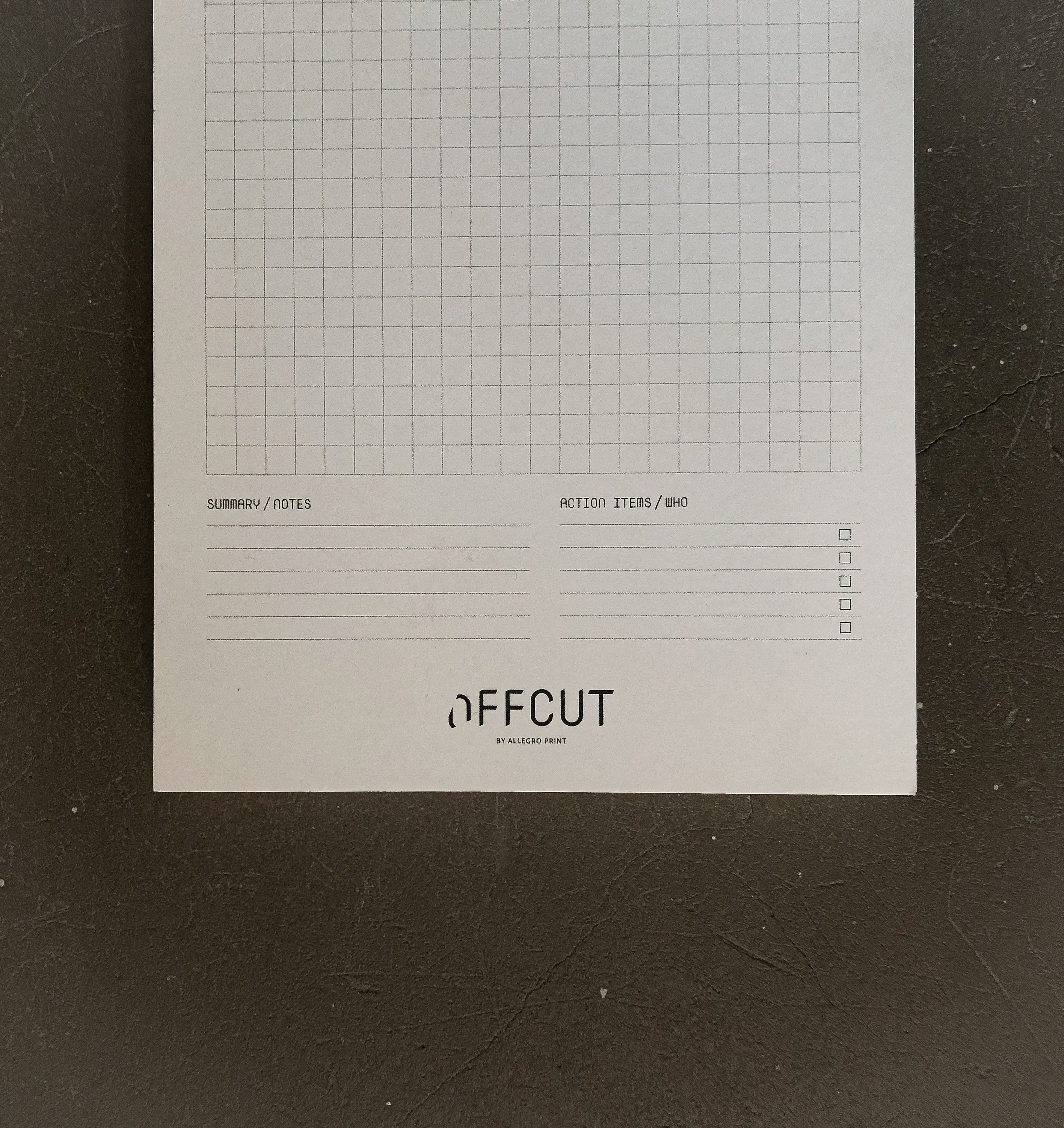 Meeting Agenda Notepad by OFFCUT