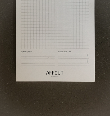 Meeting Agenda Notepad by OFFCUT