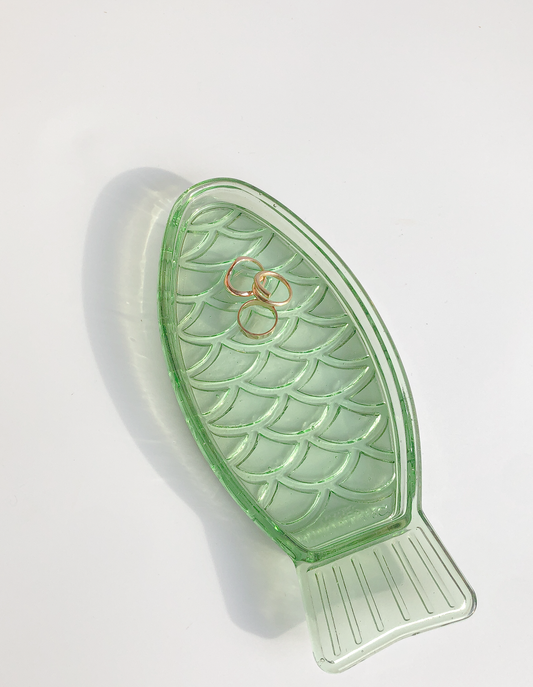 Fish Dish in Navone Green   by PROSE Tabletop