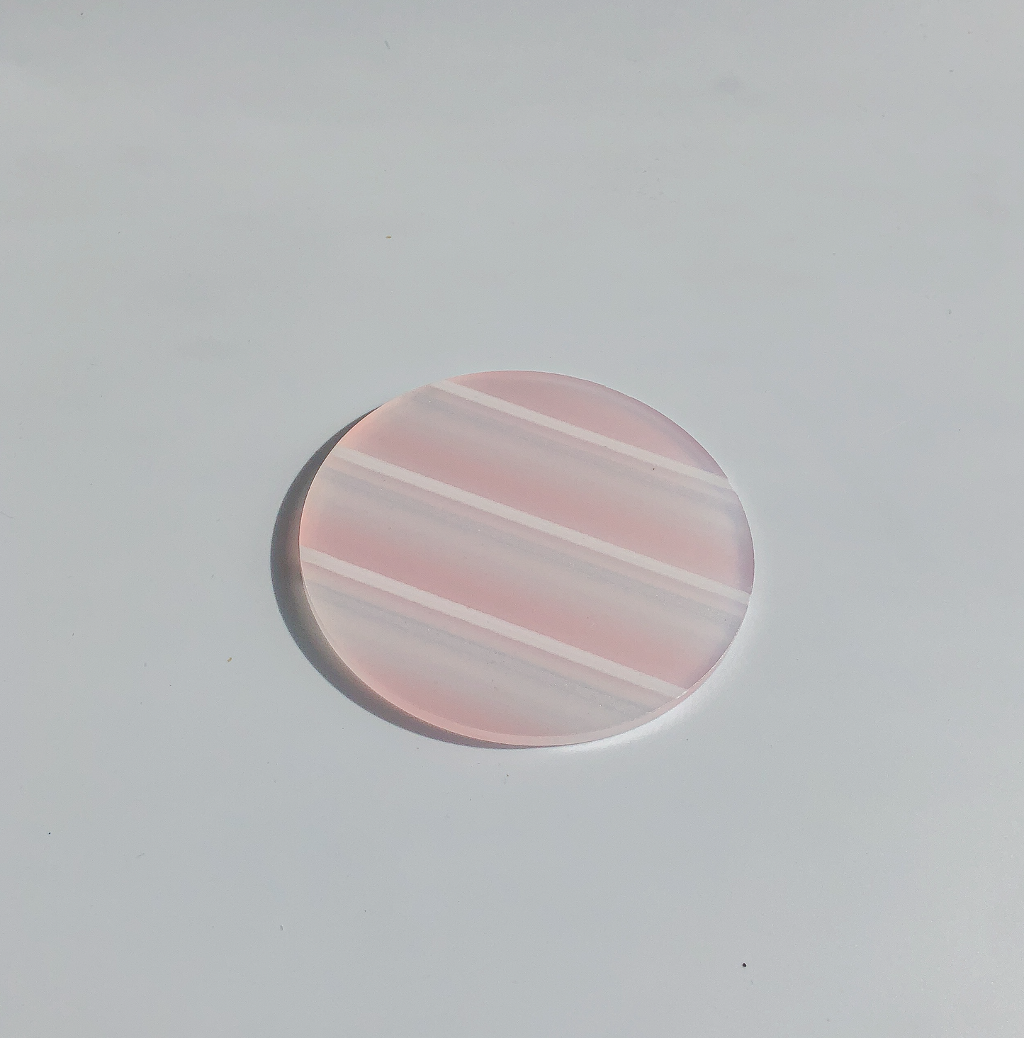 80s Acrylic Coasters in Poppy  (8CM)  by PROSE Tabletop