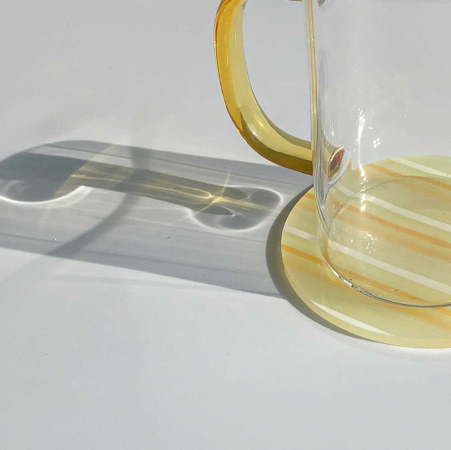 80s Acrylic Coasters in Lemon (8CM)  by PROSE Tabletop