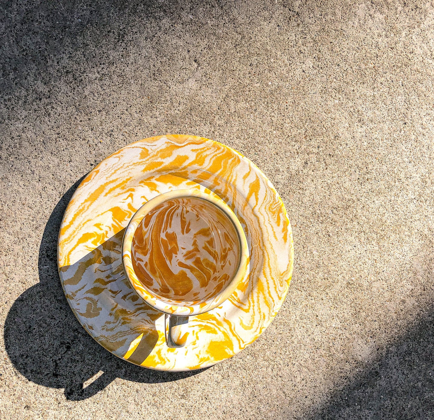 Sunshine Marbled Enamel Series PREORDER by PROSE Tabletop