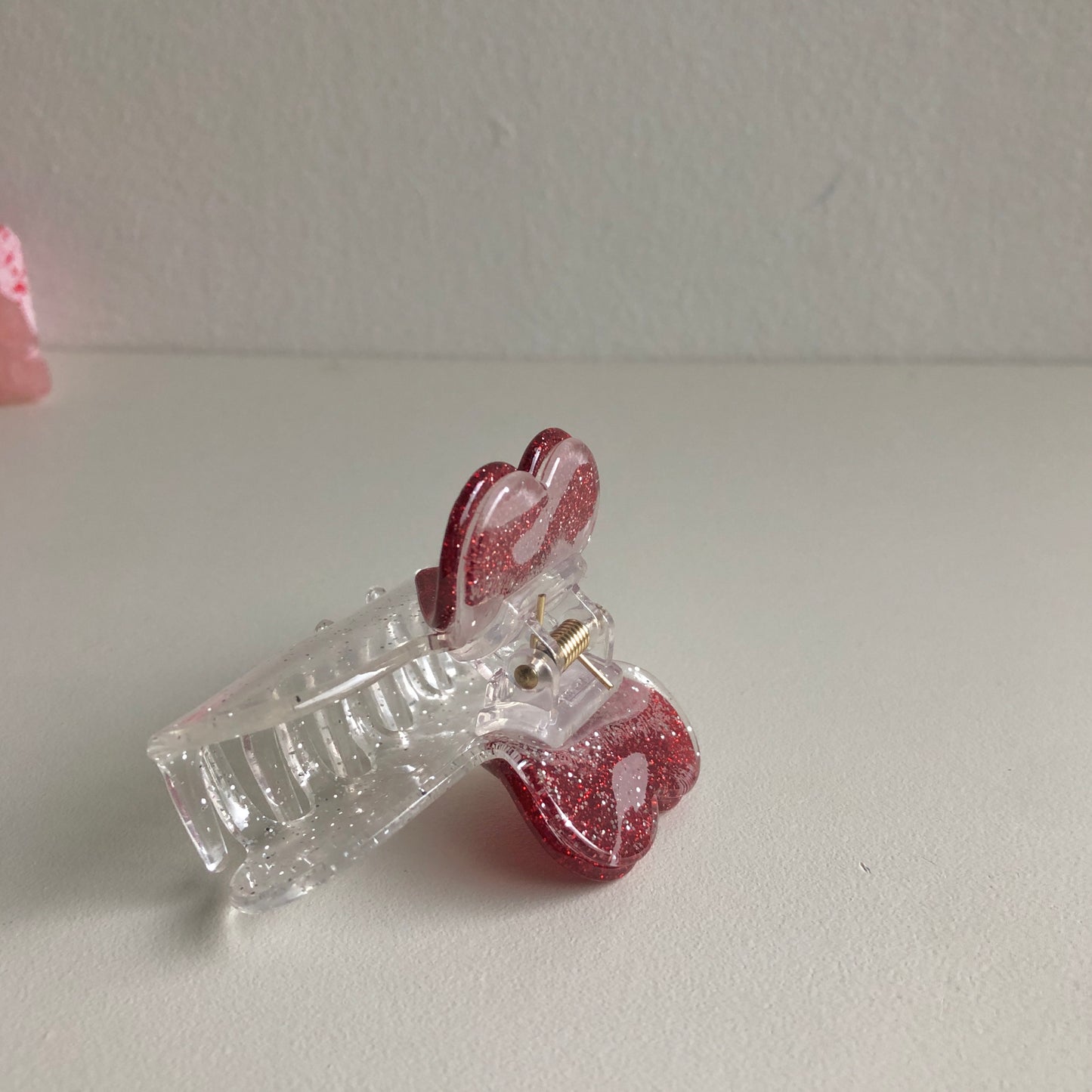 Valentine Glitter Hair Claw by Veronique