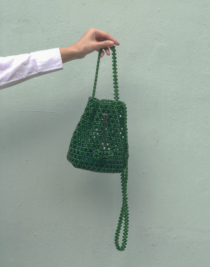 Ume Beaded Bucket Bag by Veronique