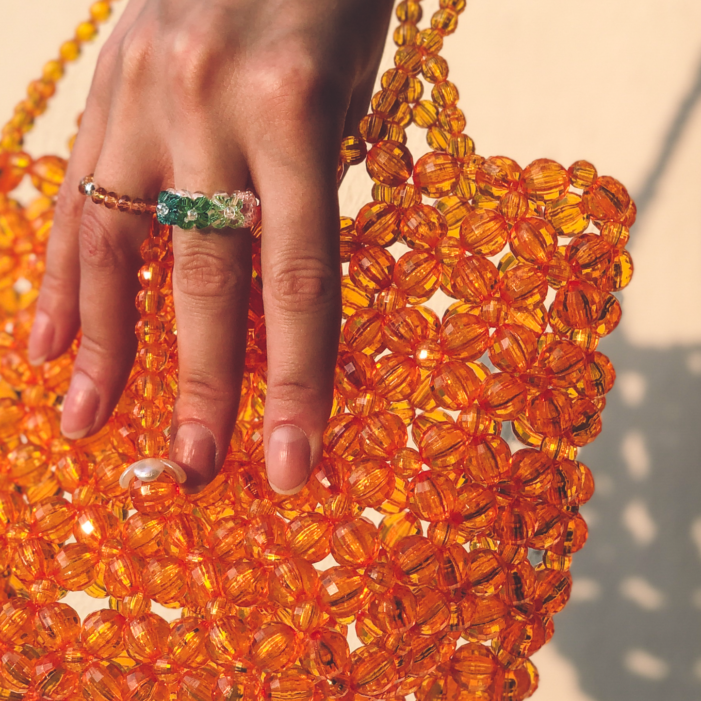 Clementine Beaded Bag by Veronique