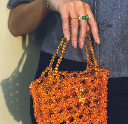 Clementine Beaded Bag by Veronique