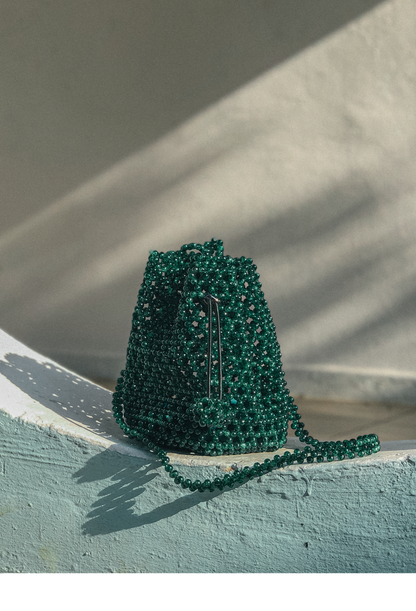 Ume Beaded Bucket Bag by Veronique