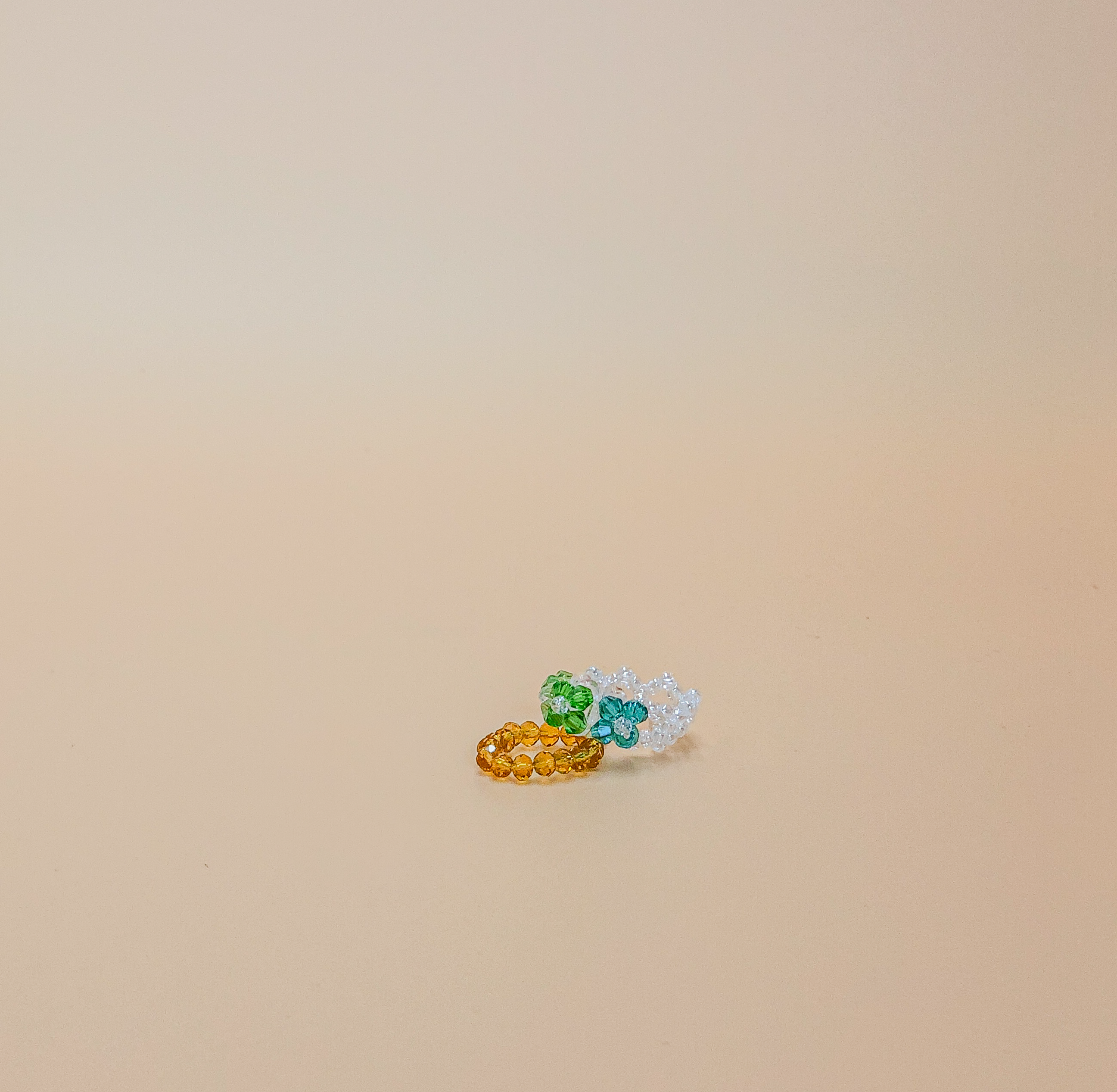 Zinnia Beaded Ring by Veronique