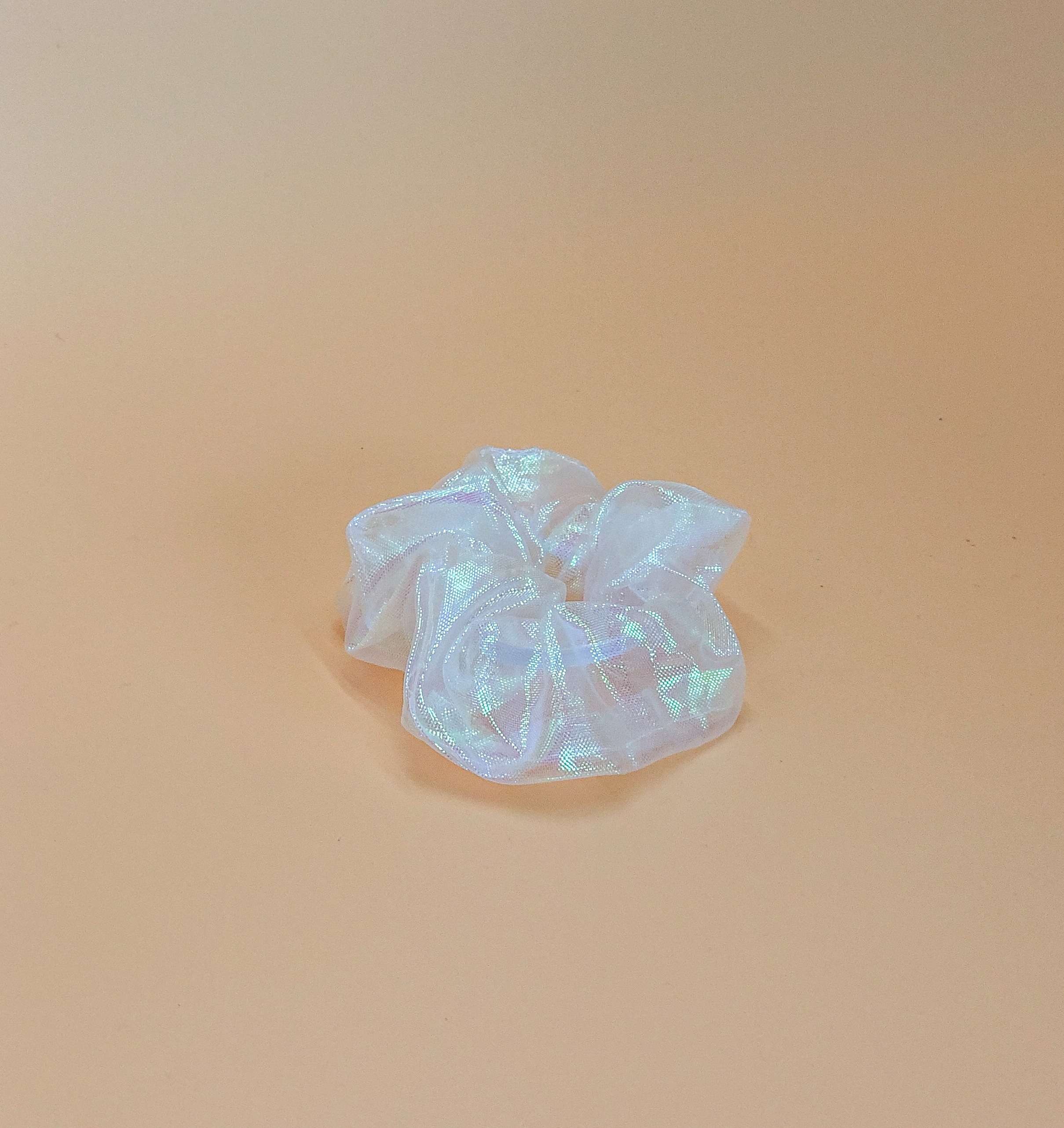 Holographic Mint Link Bag by Veronique