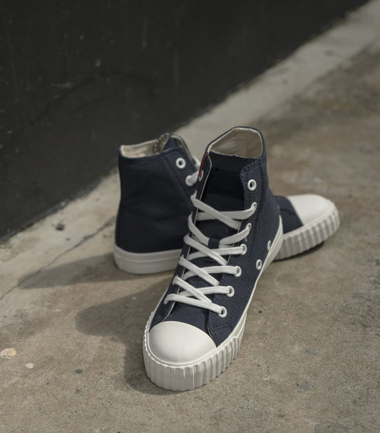 Bata Bullet Navy White High - Emporium of the Modern Man
 - 1