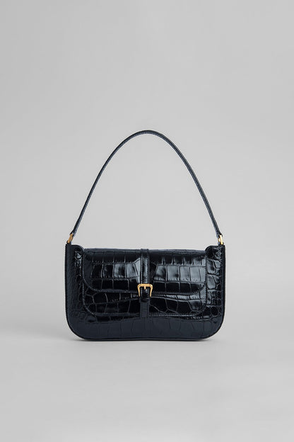 Embossed Flap Baguette Bag by Veronique