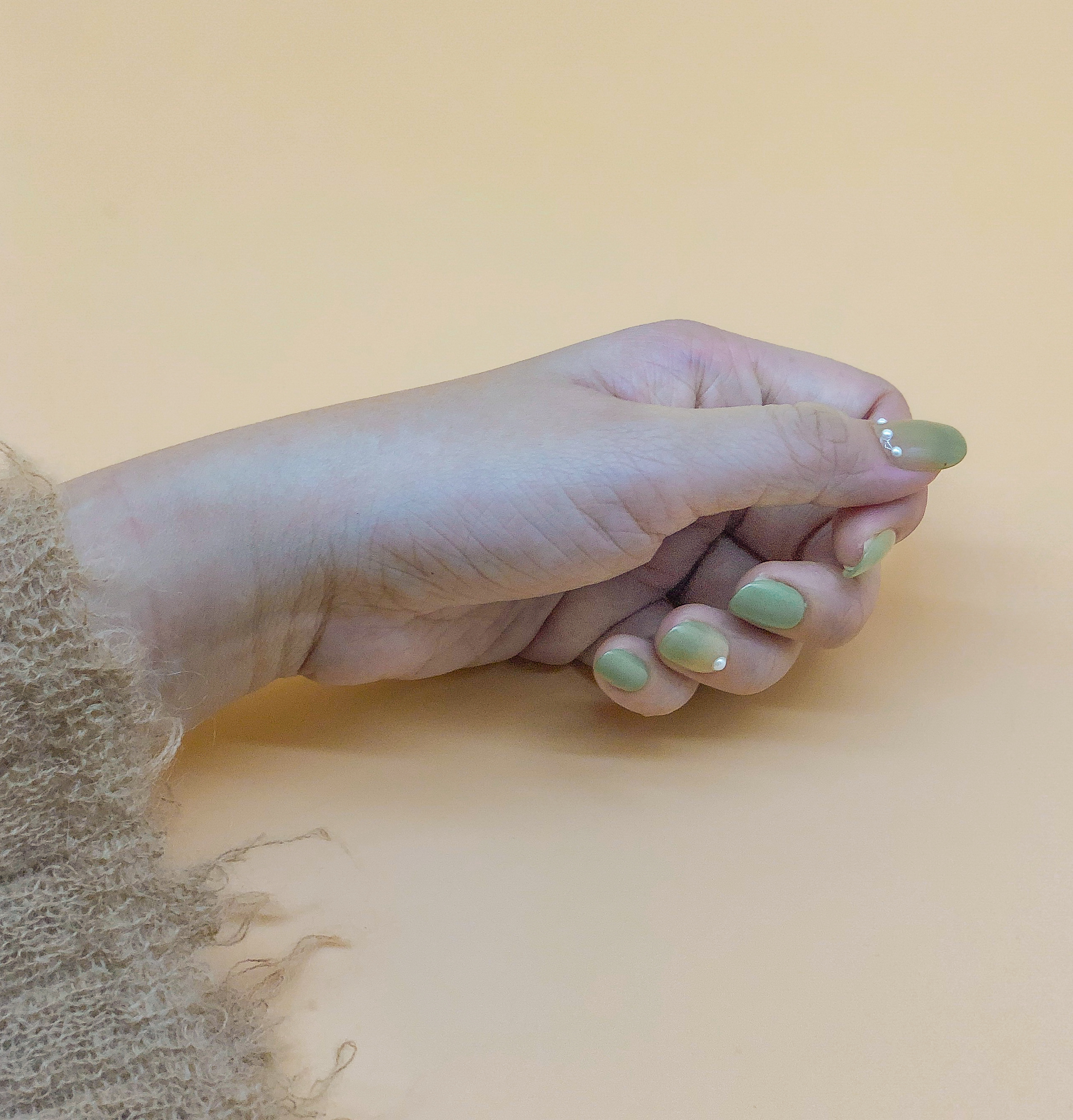 Jadeite Press On Nails (Custom) by Veronique