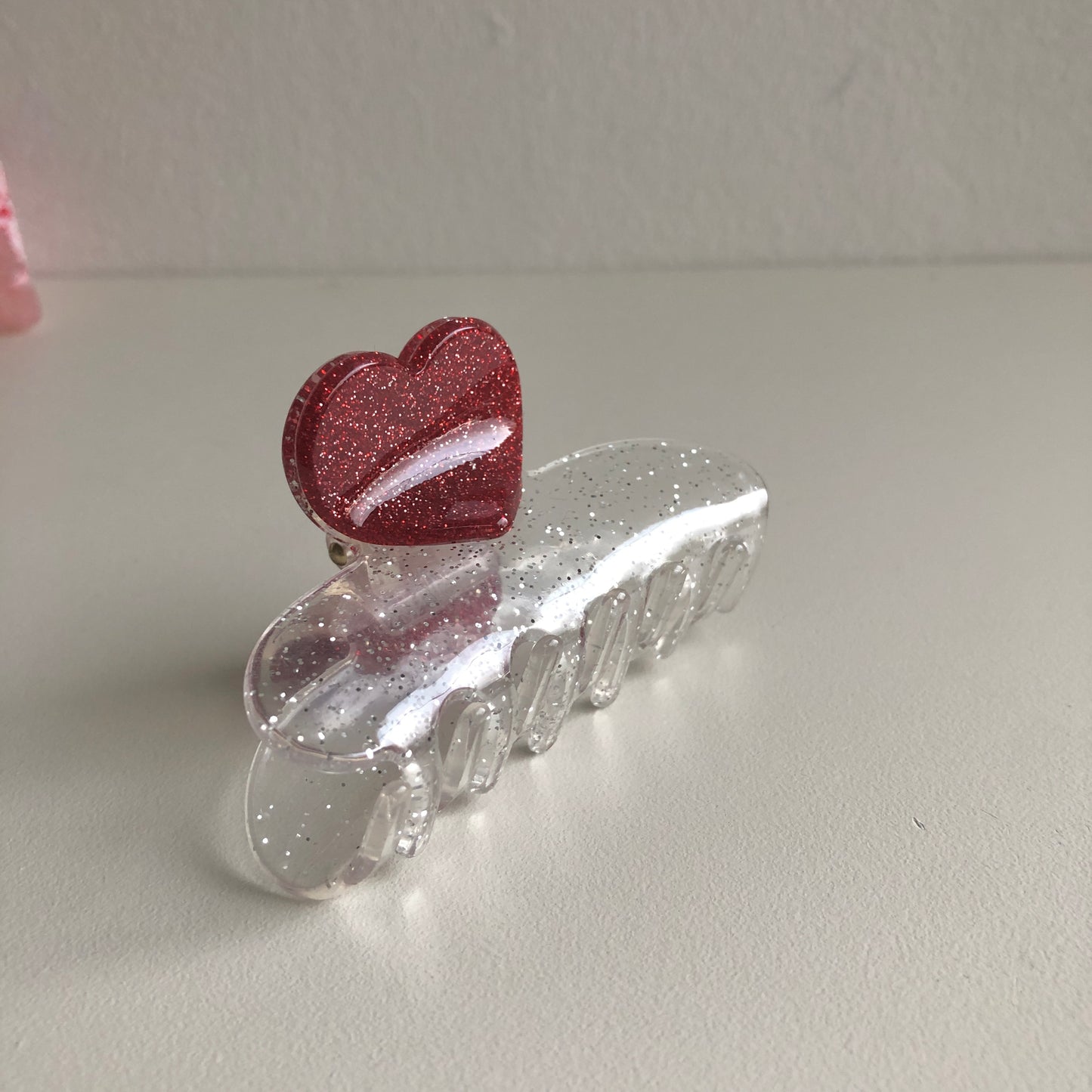 Valentine Glitter Hair Claw by Veronique