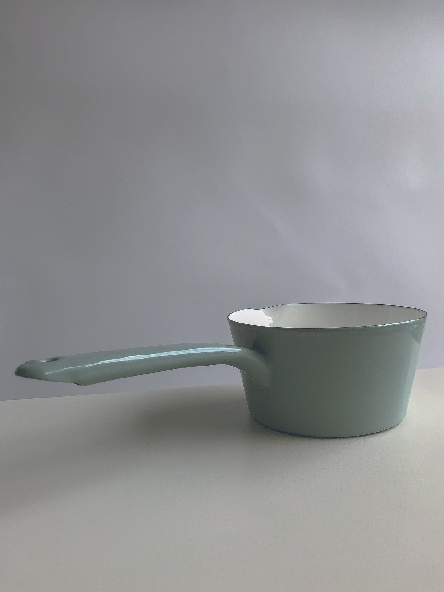 Grey Enamel Milk Pan by Garden Trading