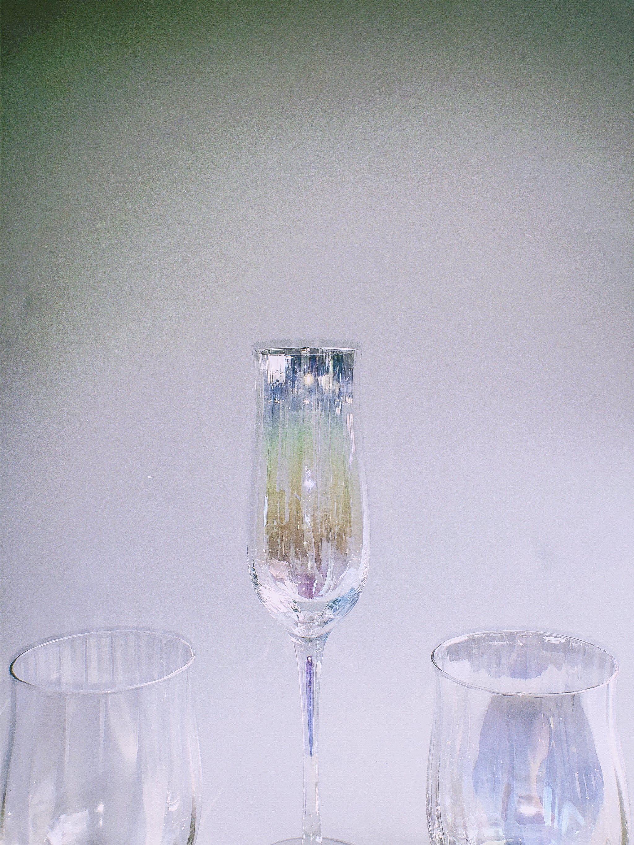 Iridescent Ripple Champagne Flute by PROSE Tabletop