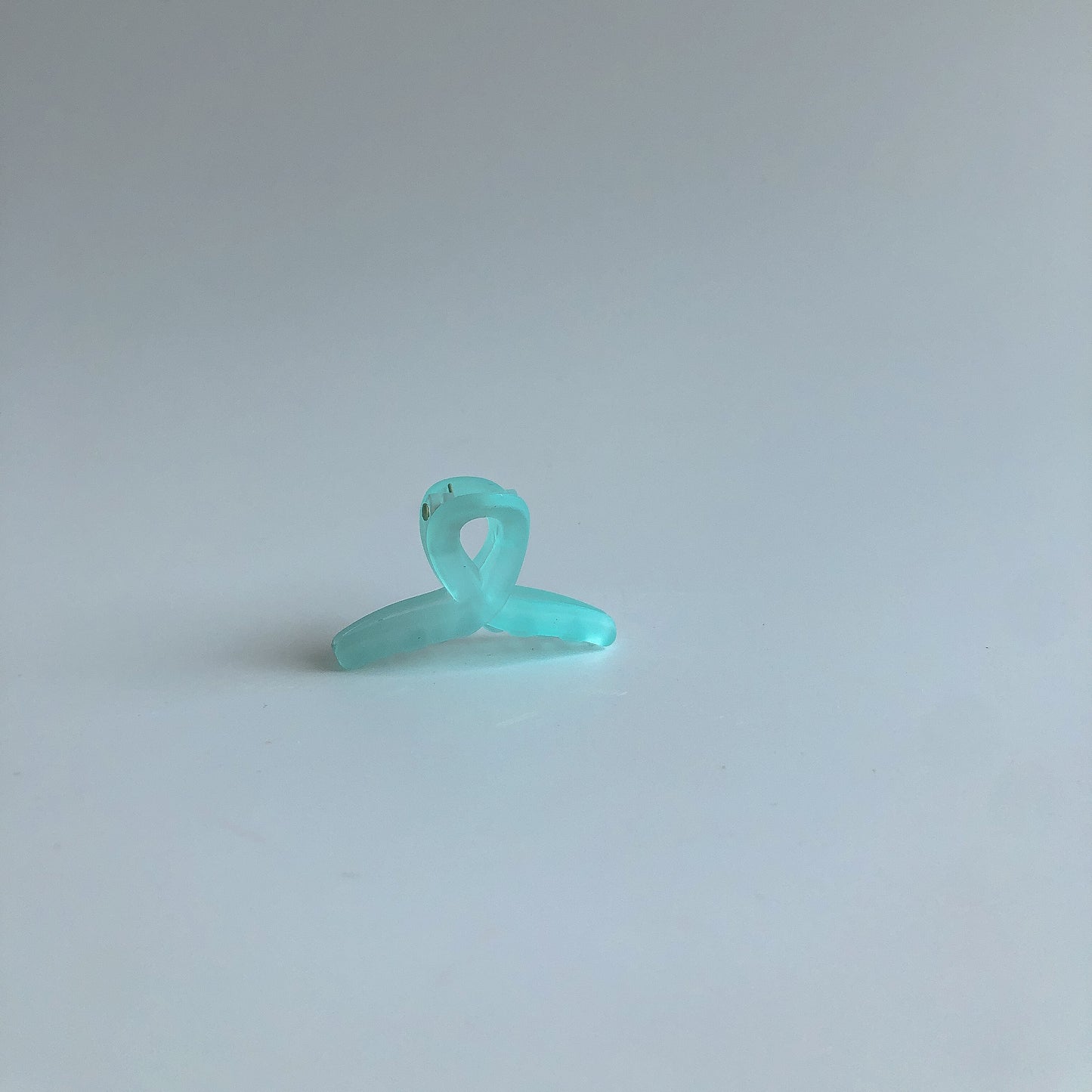 Mini Loop Hair Claw in Turquoise by Veronique