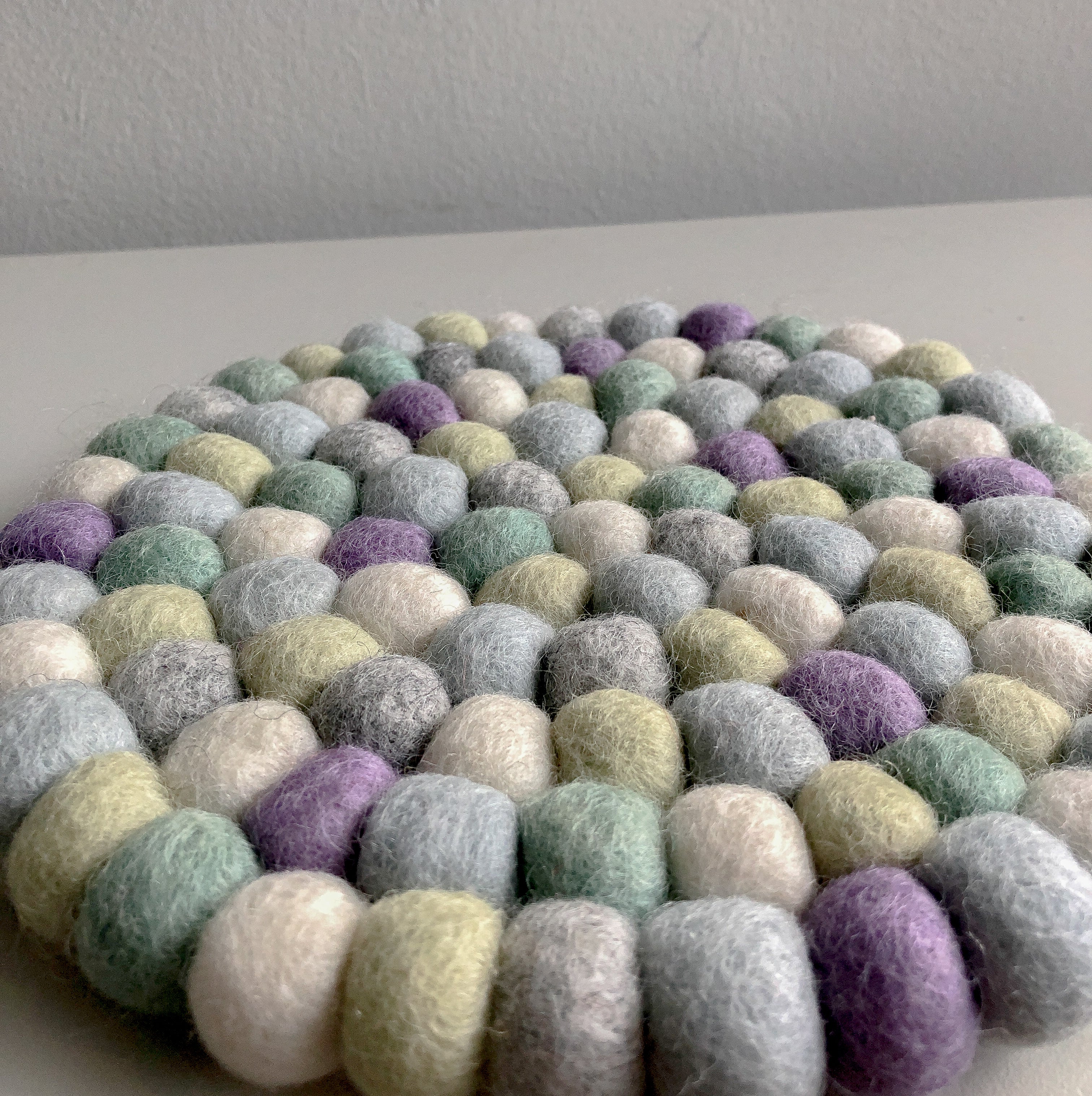 Sea Mist Woolen Trivet by PROSE Tabletop