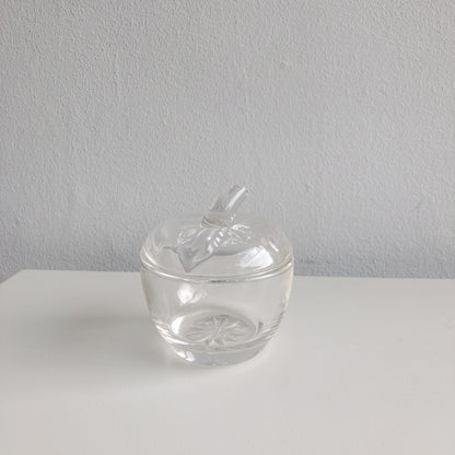 Clear Apple Trinket Bowl by PROSE Décor