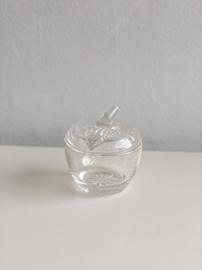 Clear Apple Trinket Bowl by PROSE Décor