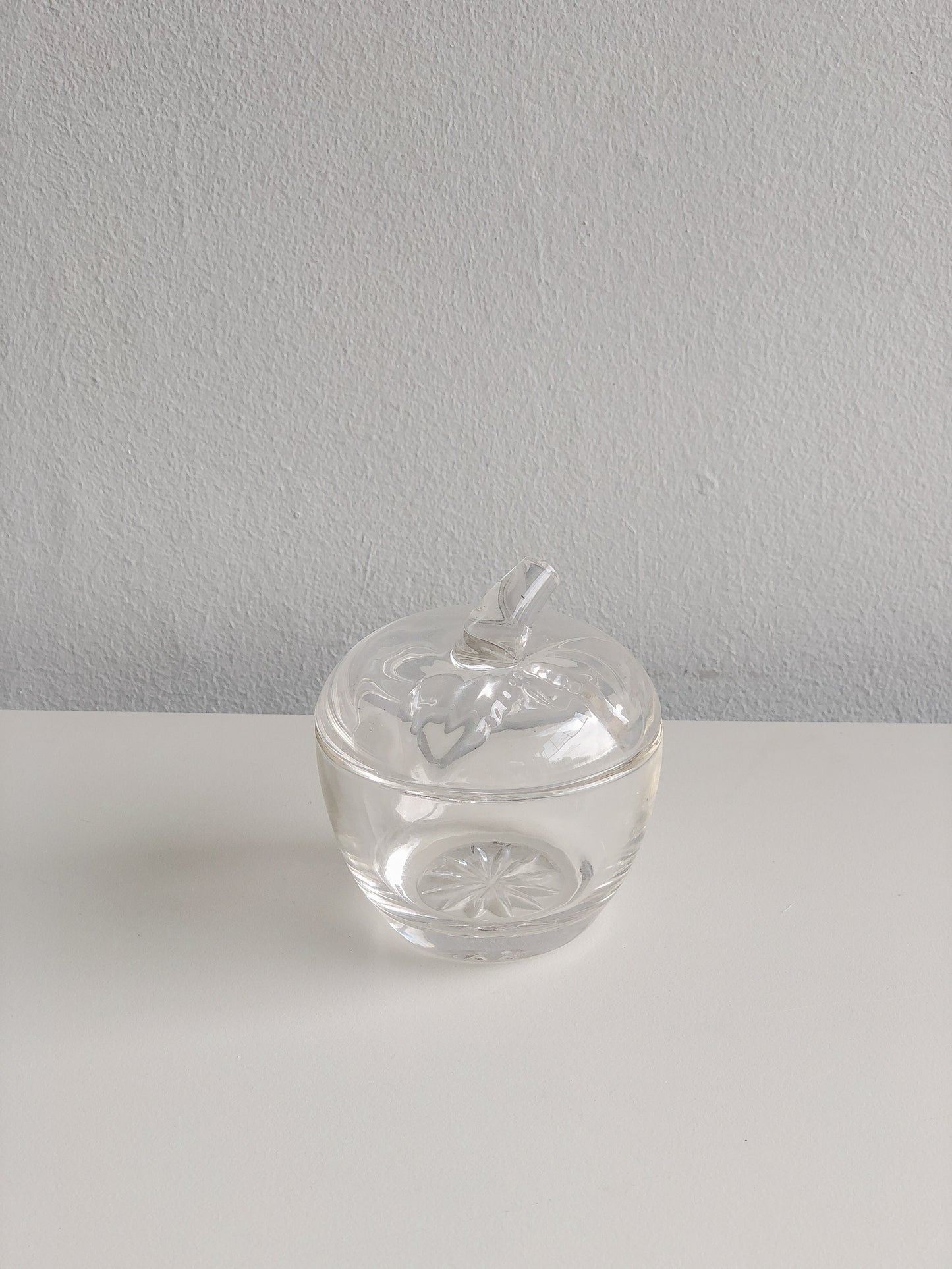 Clear Apple Trinket Bowl by PROSE Décor