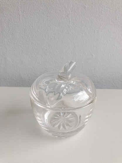 Clear Apple Trinket Bowl by PROSE Décor