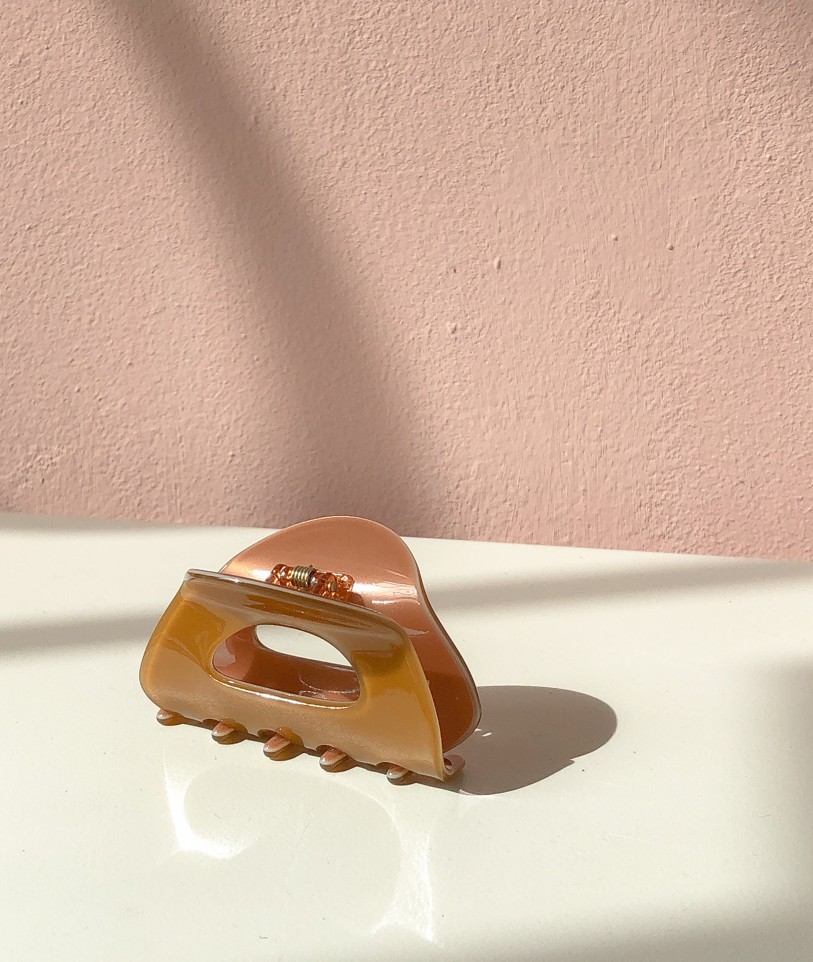Caramel Mini Hair Claw by Veronique
