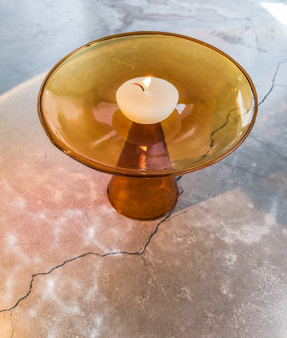 Amber Reversible Tealight & Incense Holder by Prose Décor